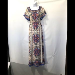 Flying Tomato Multicolor Maxi Dress Size XS Boho
